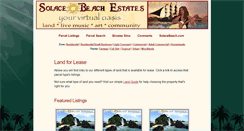 Desktop Screenshot of listings.solacebeach.com